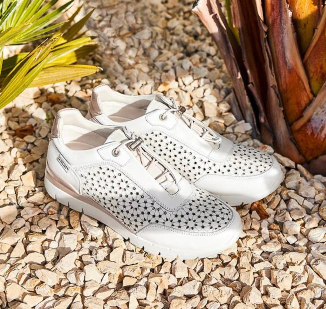 Pikolinos Cantabria Ladies Laser Cut Sneaker