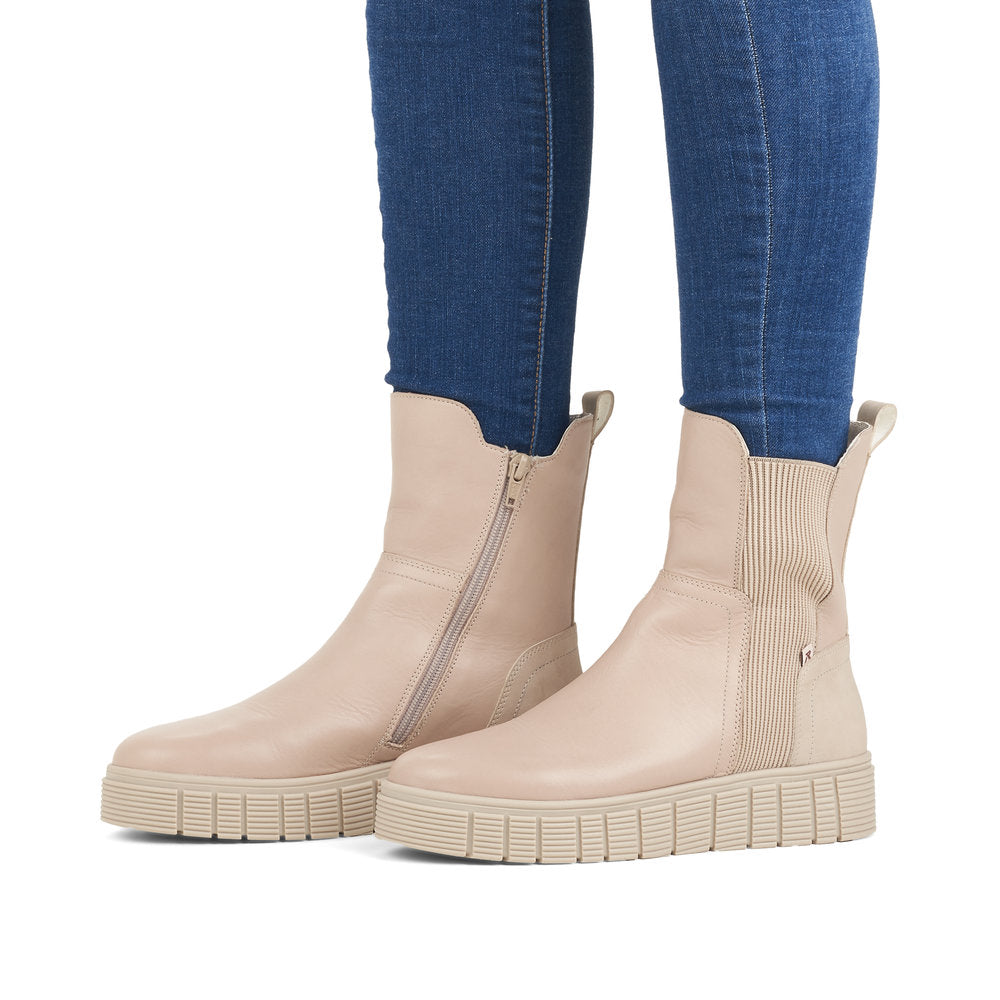Rieker Evolution Ladies Flatform Ankle Boot