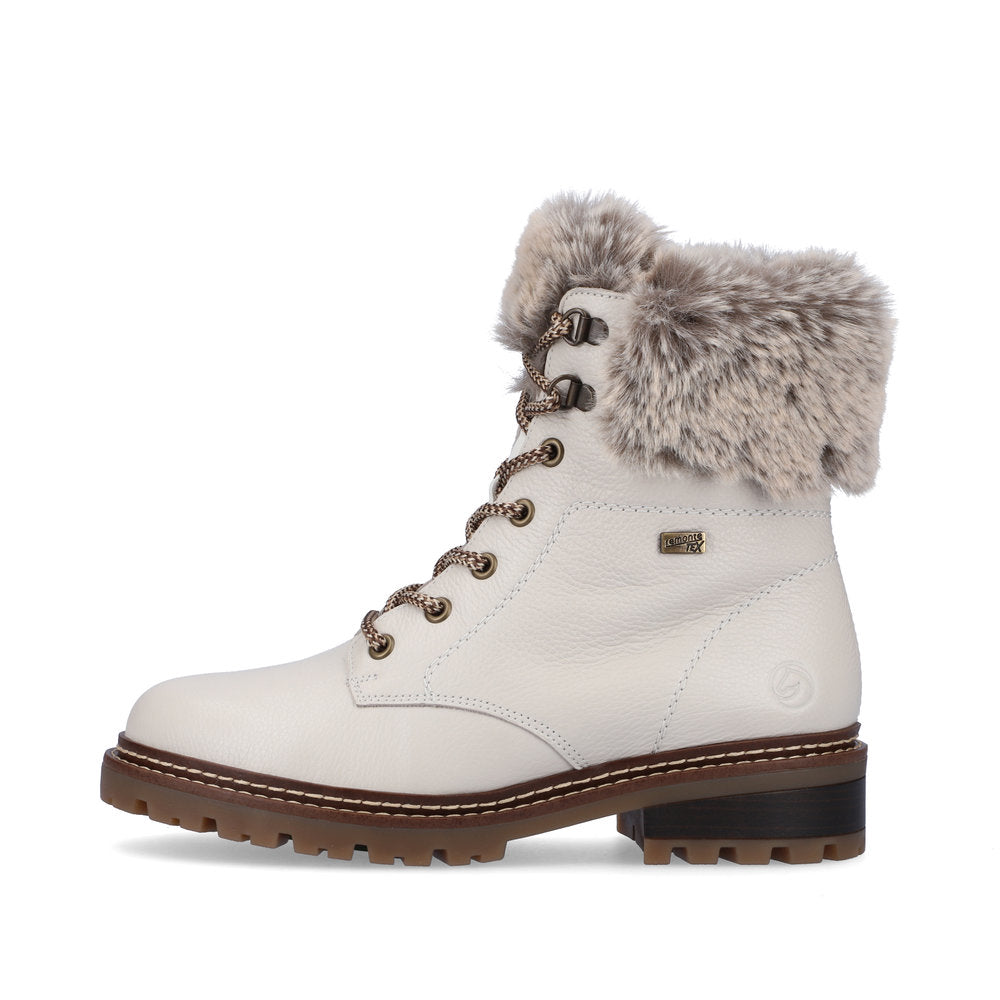 Remonte Faux Fur Trim Ladies Hiker Boot
