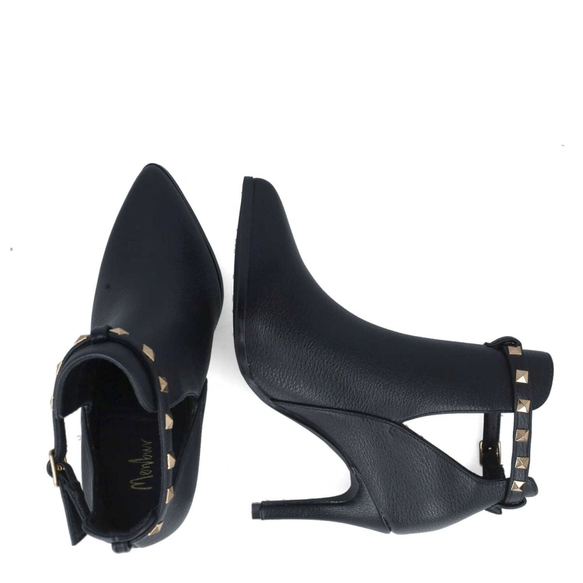 Menbur Ladies Stud Trim Shoe Boot