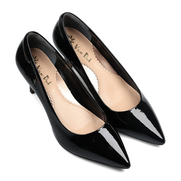 Van Dal Harlow Ladies Slim Heel Patent Court Shoe