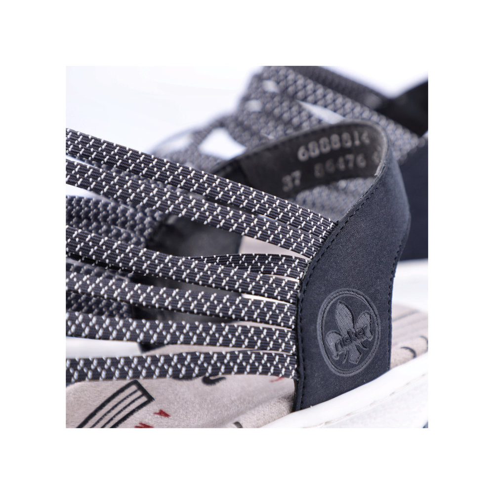 Rieker Ladies Elastic Strap Walking Sandal