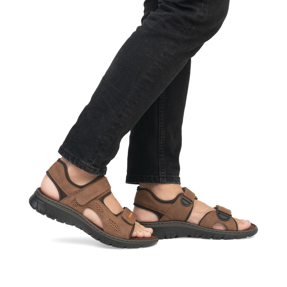 Rieker Men's Adjustable Strap Walking Sandal