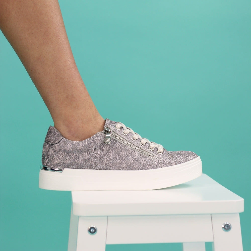 Lunar Layne Ladies Zip Side Sneaker
