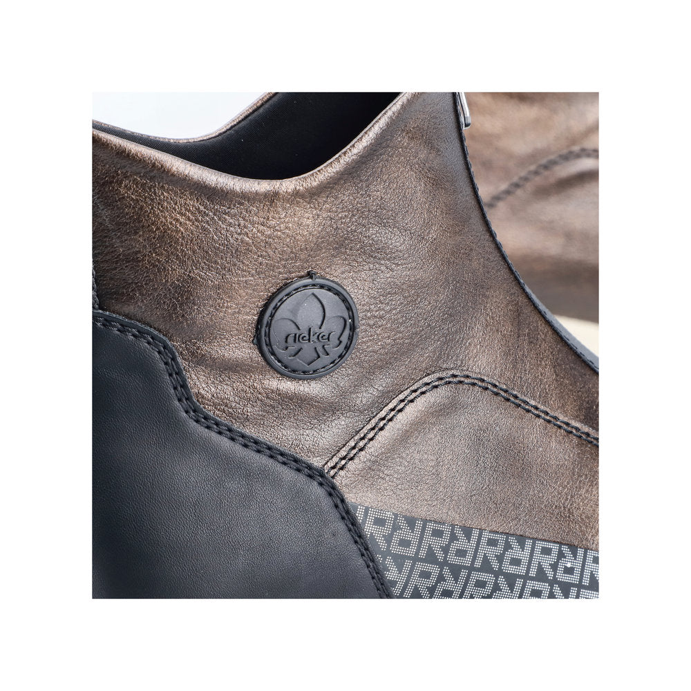 Rieker Ladies Zip Up Front Sneaker Boot