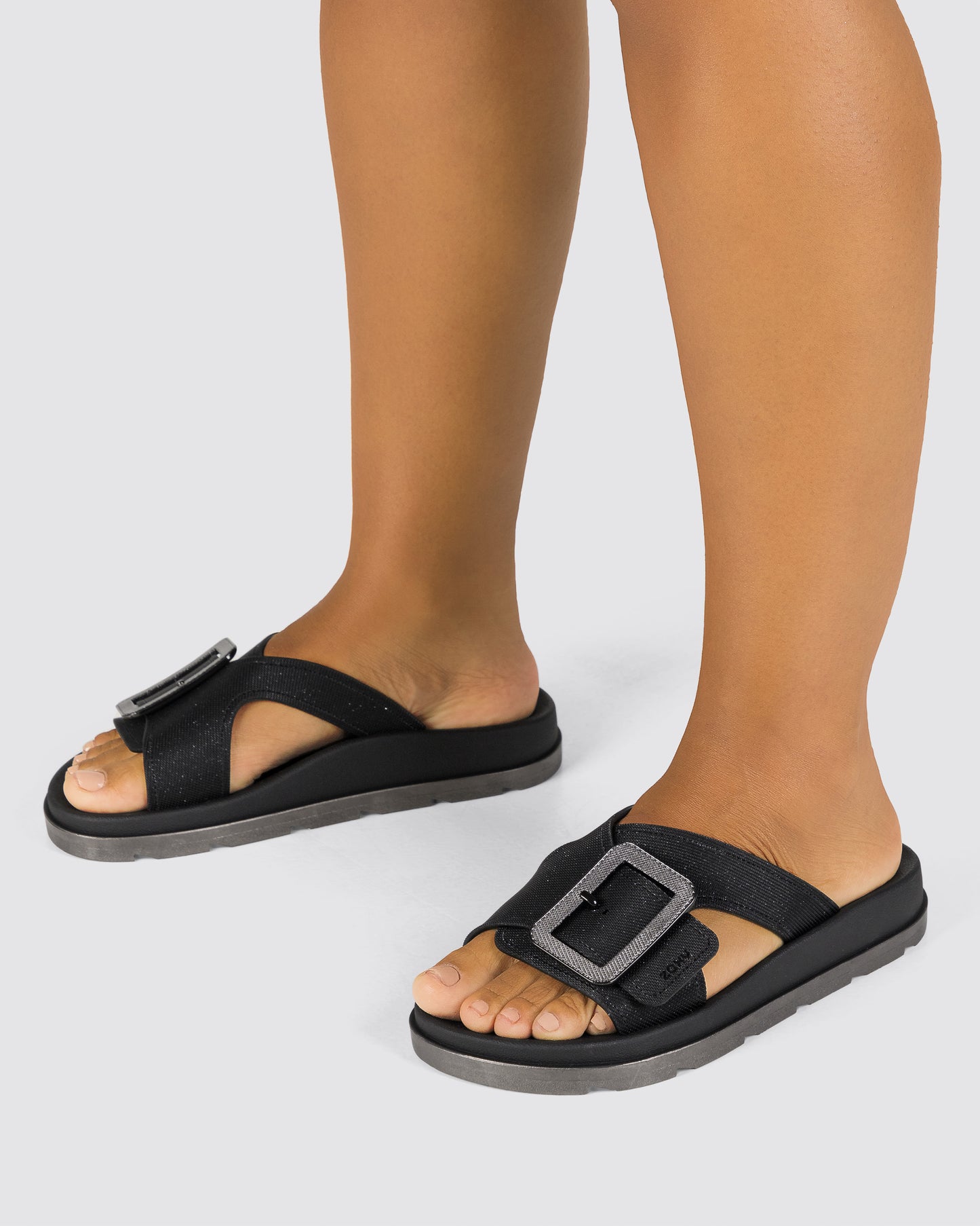 Zaxy Vibe Ladies Buckle Detail Slider