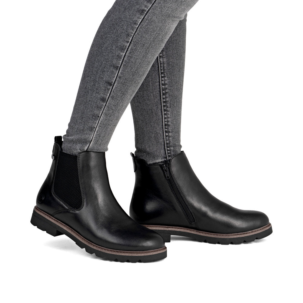 Remonte Ladies Tex Lined Chunky Sole Chelsea Boot