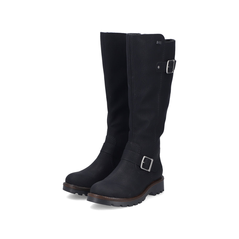 Rieker Sabrina 73292-00 Black Boot