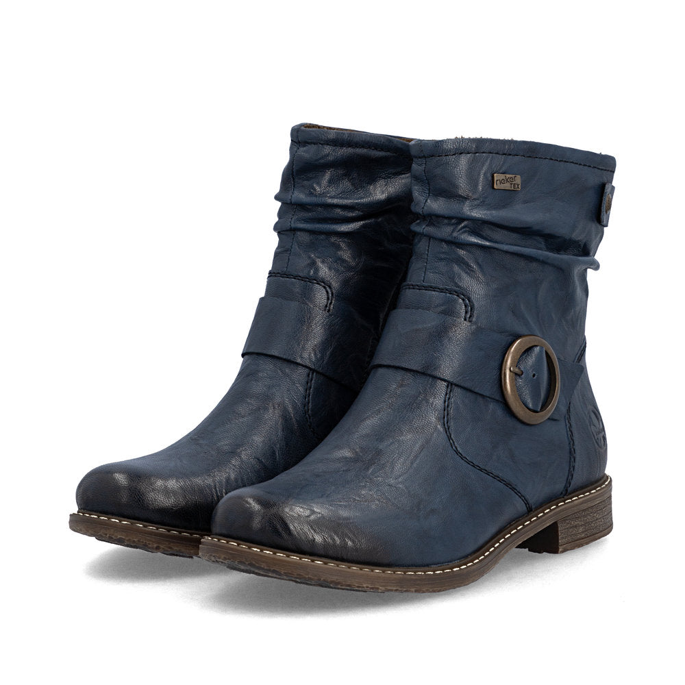 Rieker Ornella 74857-14 Navy Boot