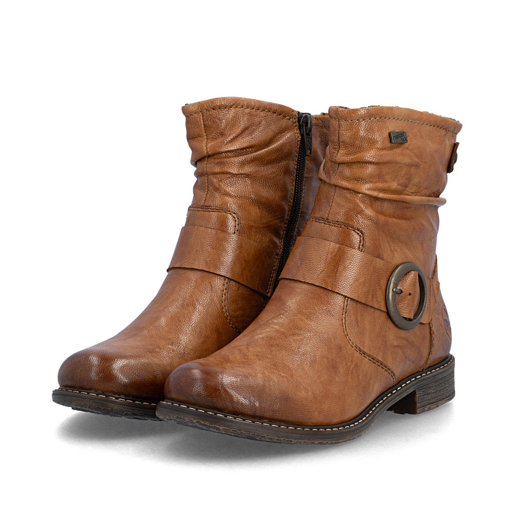 Rieker Ornella 74857-22 Tan Boot