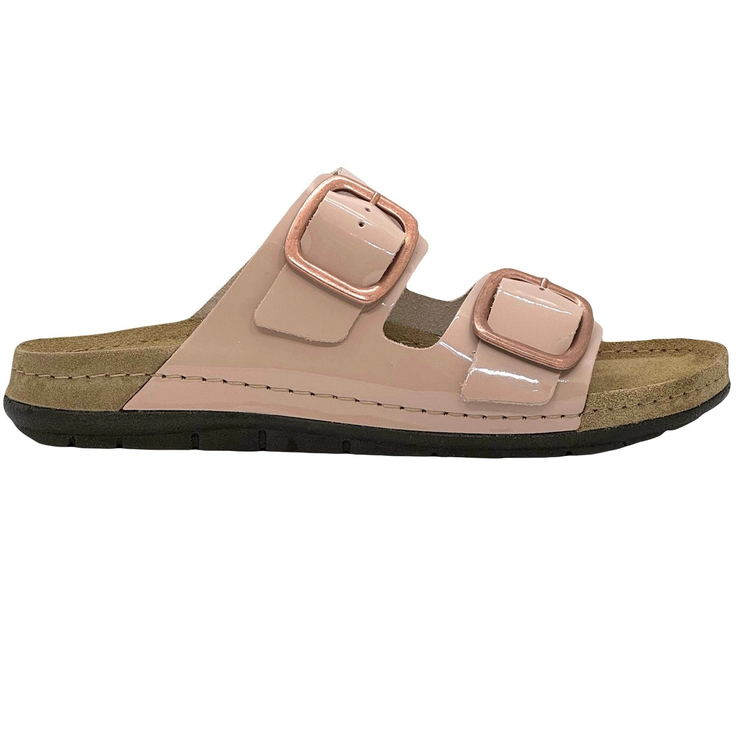 Rohde Ladies Double Buckle Footbed Sandal