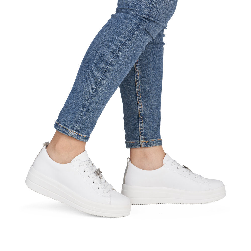 Remonte Ladies Double Sole Lace Up Sneaker