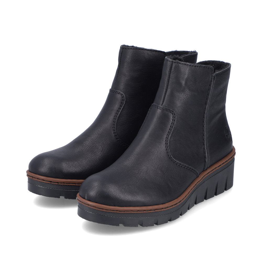 Rieker Prisca X9165-00 Black Boot