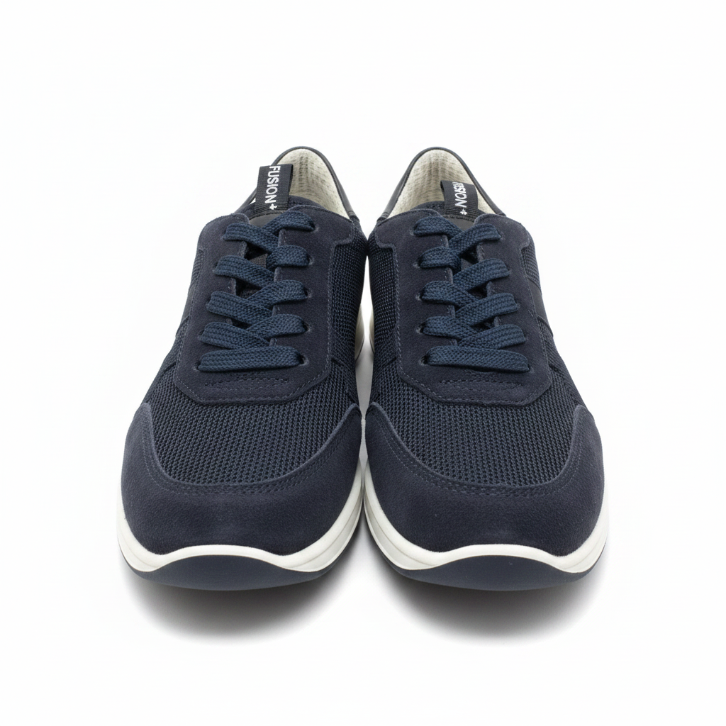 Ara Lissabon Gore-Tex Lined Lace Up Navy Sneaker
