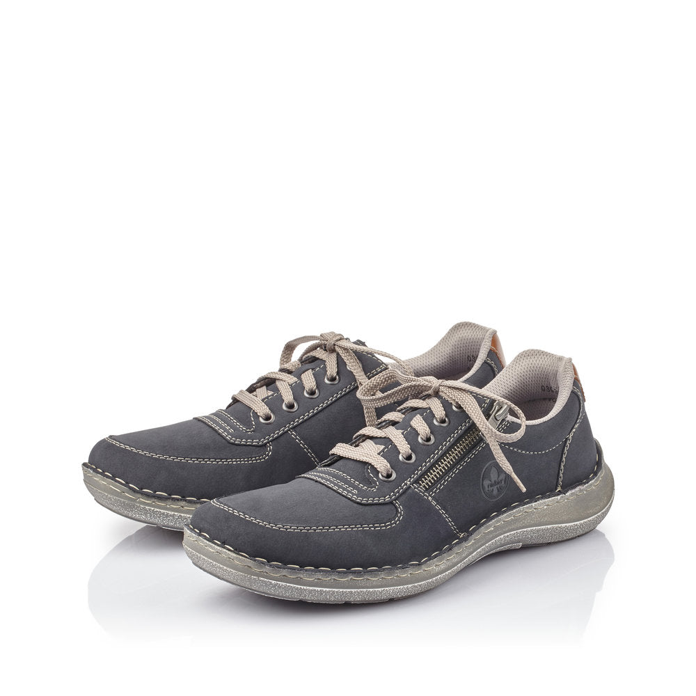 Rieker Men's Navy Lace Up Shoe