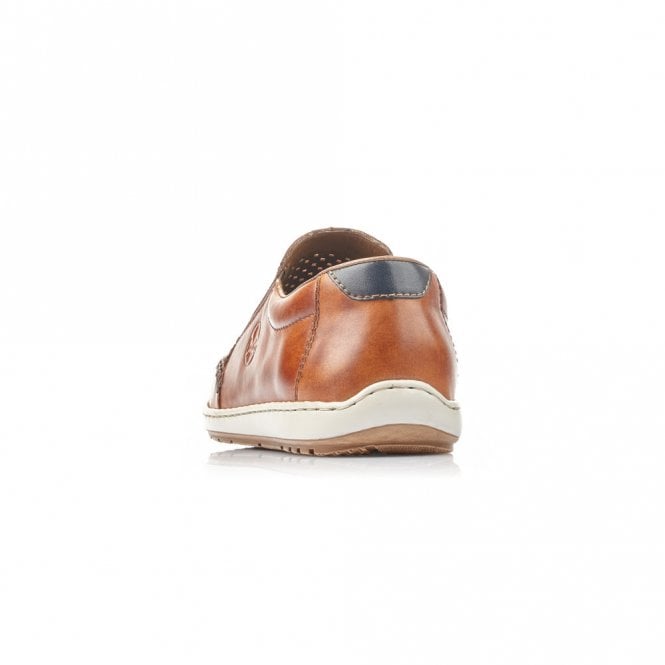 Rieker Mens Slip On Shoe Tan