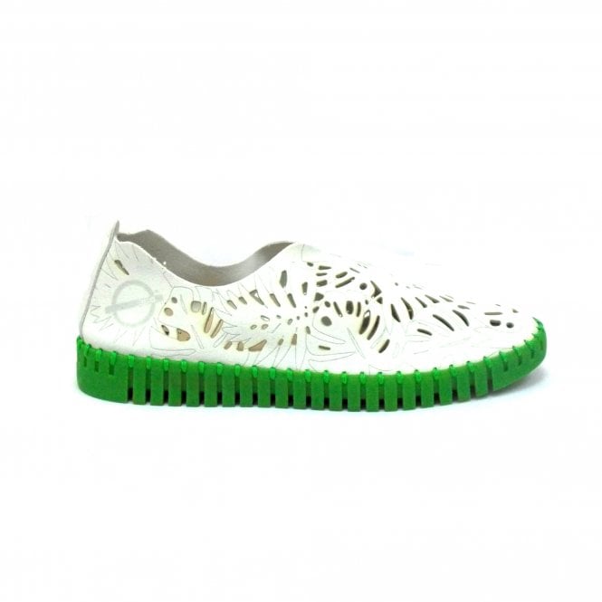 SKA Pilar Ladies Slip On Vegan Shoe White