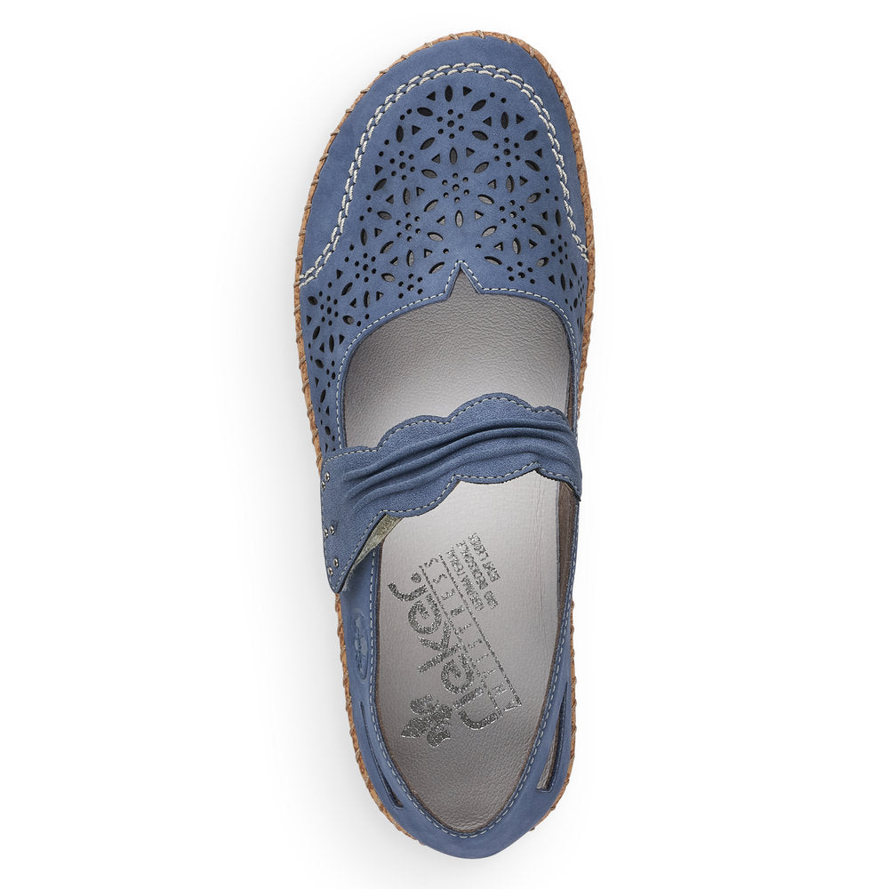 Rieker Ladies Mary Jane Velcro Shoe