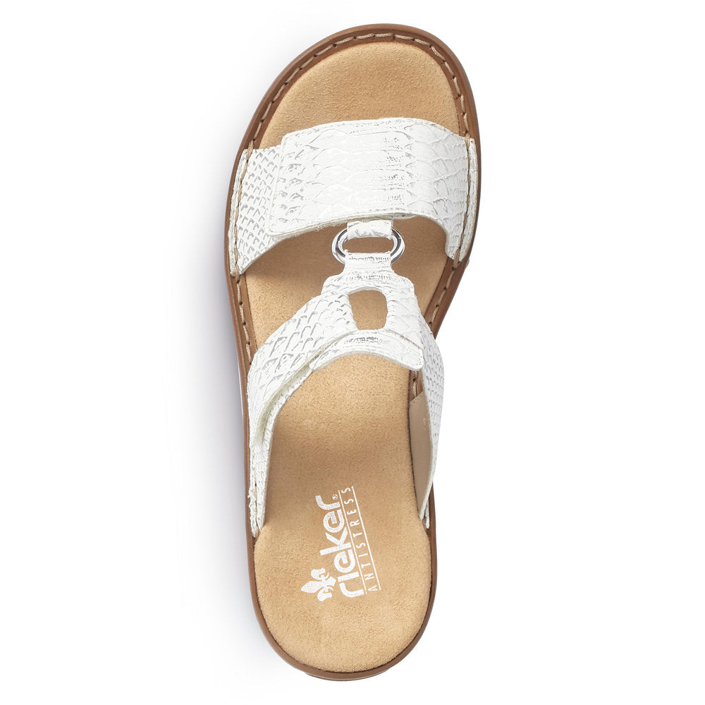 Rieker Ladies Velcro Backless Sandal