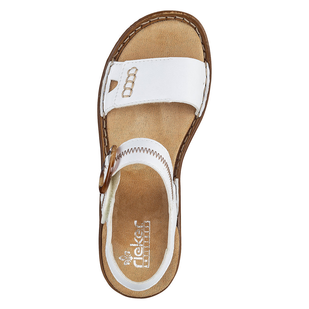 Rieker Ladies Buckle Trim Sandal