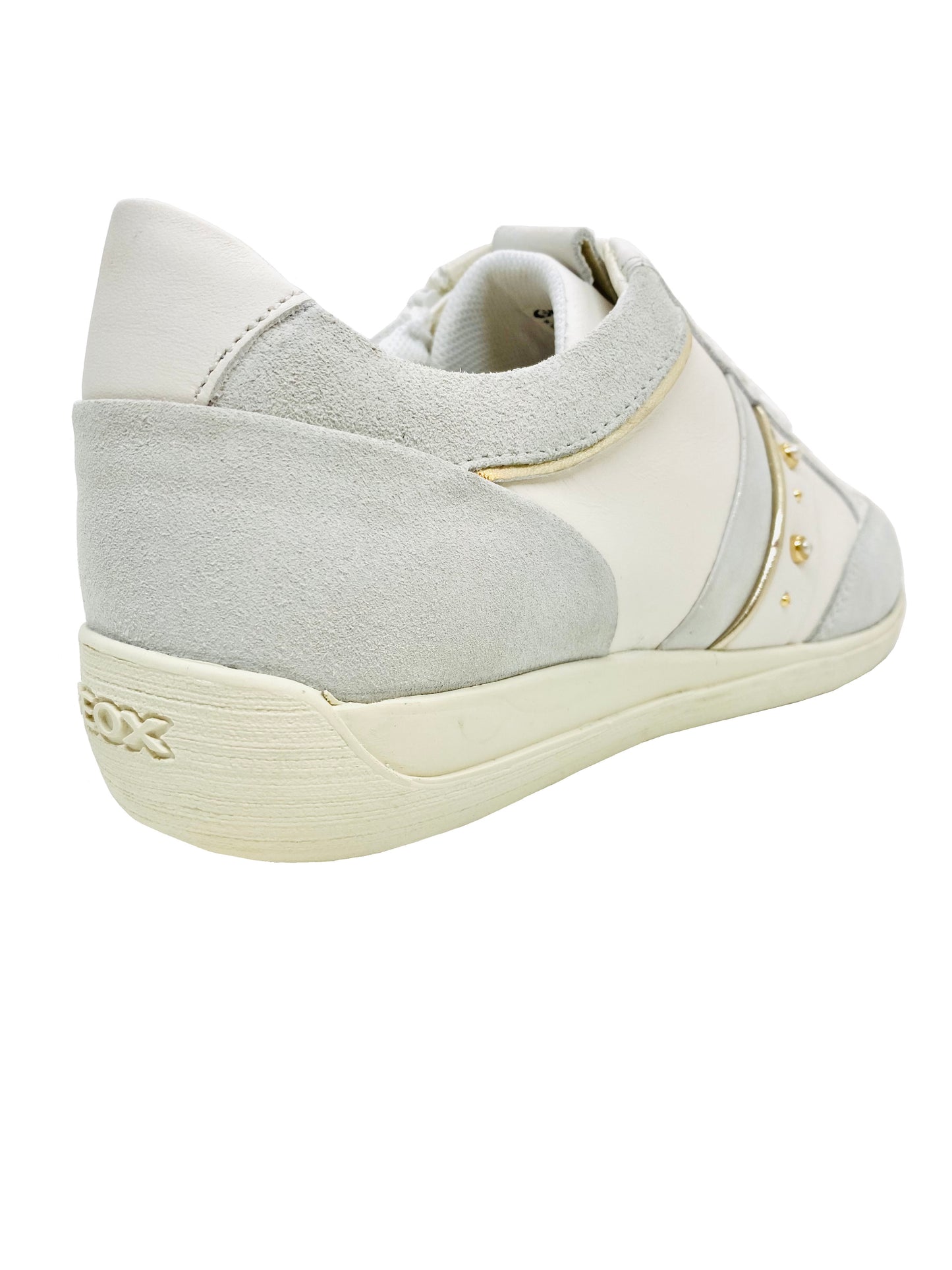 Geox Myra Ladies Lace Sneaker Pearl Trim