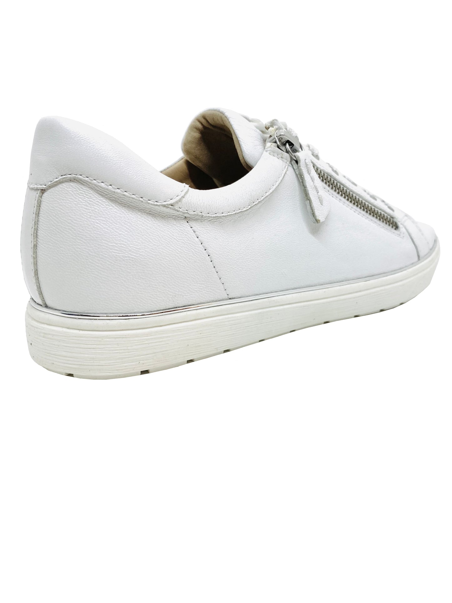 Caprice Ladies Soft White Sneaker