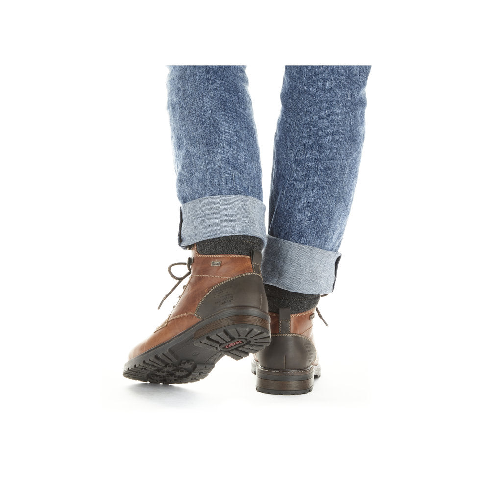 Rieker Men's Lace Up Ankle Boot