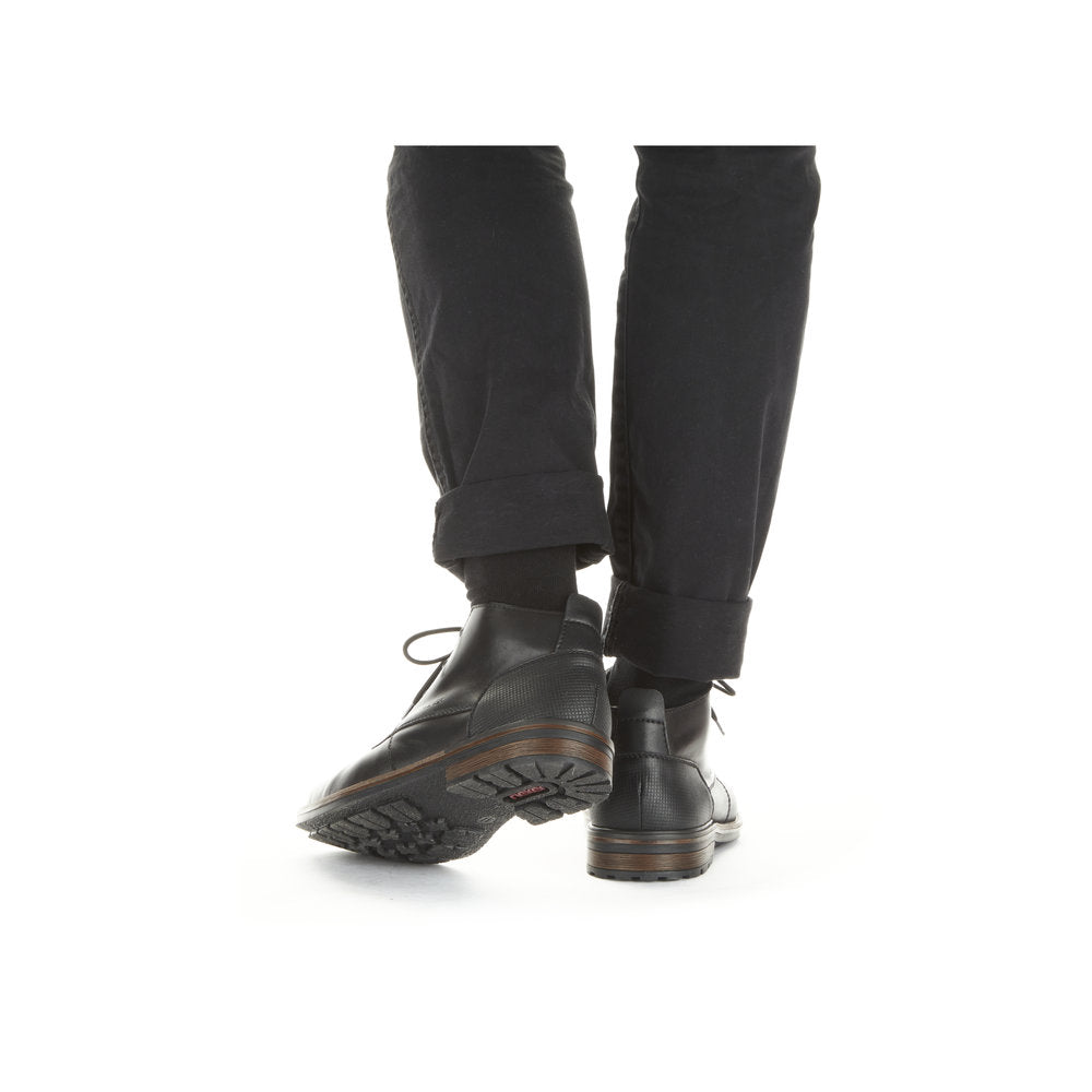 Rieker Men's Square Toe Lace Up Chukka Boot