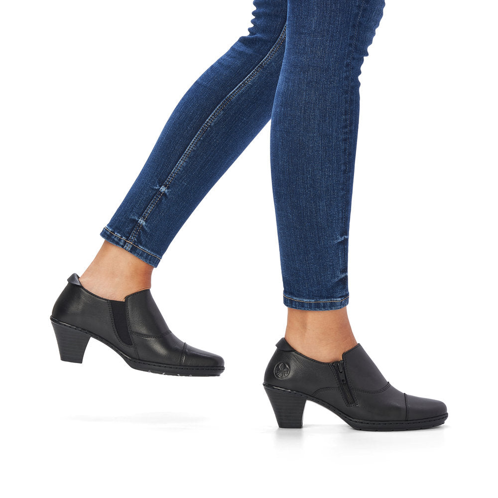 Rieker Ladies Zip Sided Shoe Boot