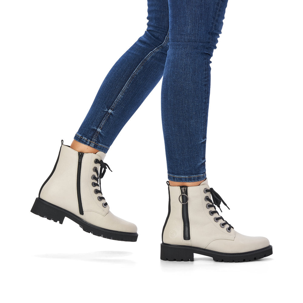 Remonte Ladies Chunky Sole Lace Up Ankle Boot