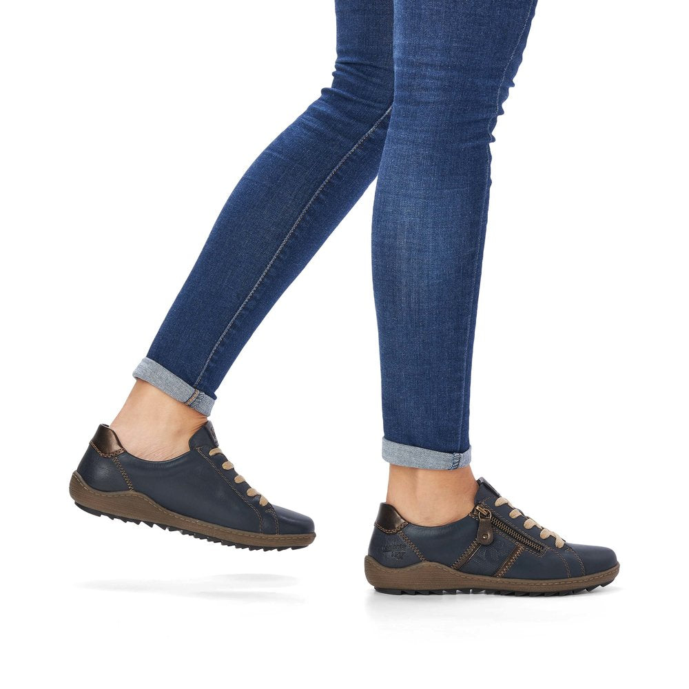 Remonte ladies Zip Sided Lace Up Shoe