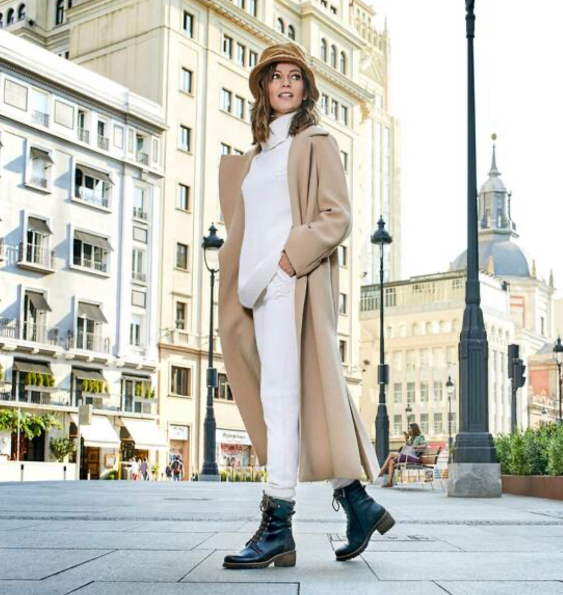 Pikolonos Sebastia Ladies Lace Up Ankle Boot