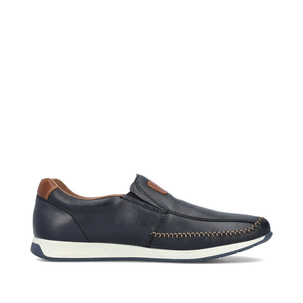 Rieker Men's Soft Leather Slip On Shoe â Hobson Shoes