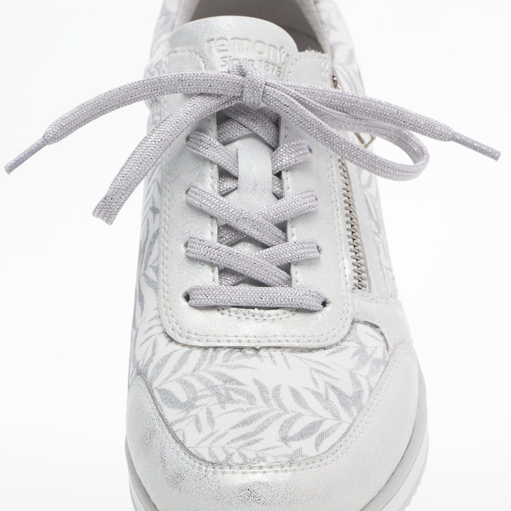 Remonte Ladies Wedge Heel Lace Up Sneaker