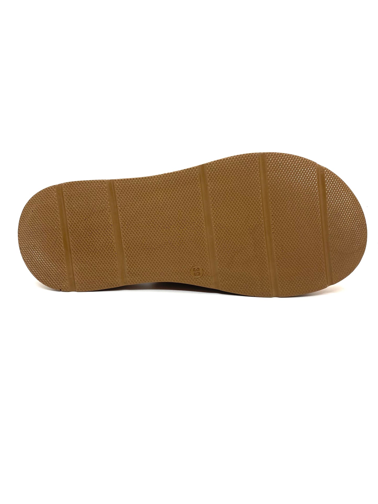 Carmela Ladies Extra large Trim Leather Slider