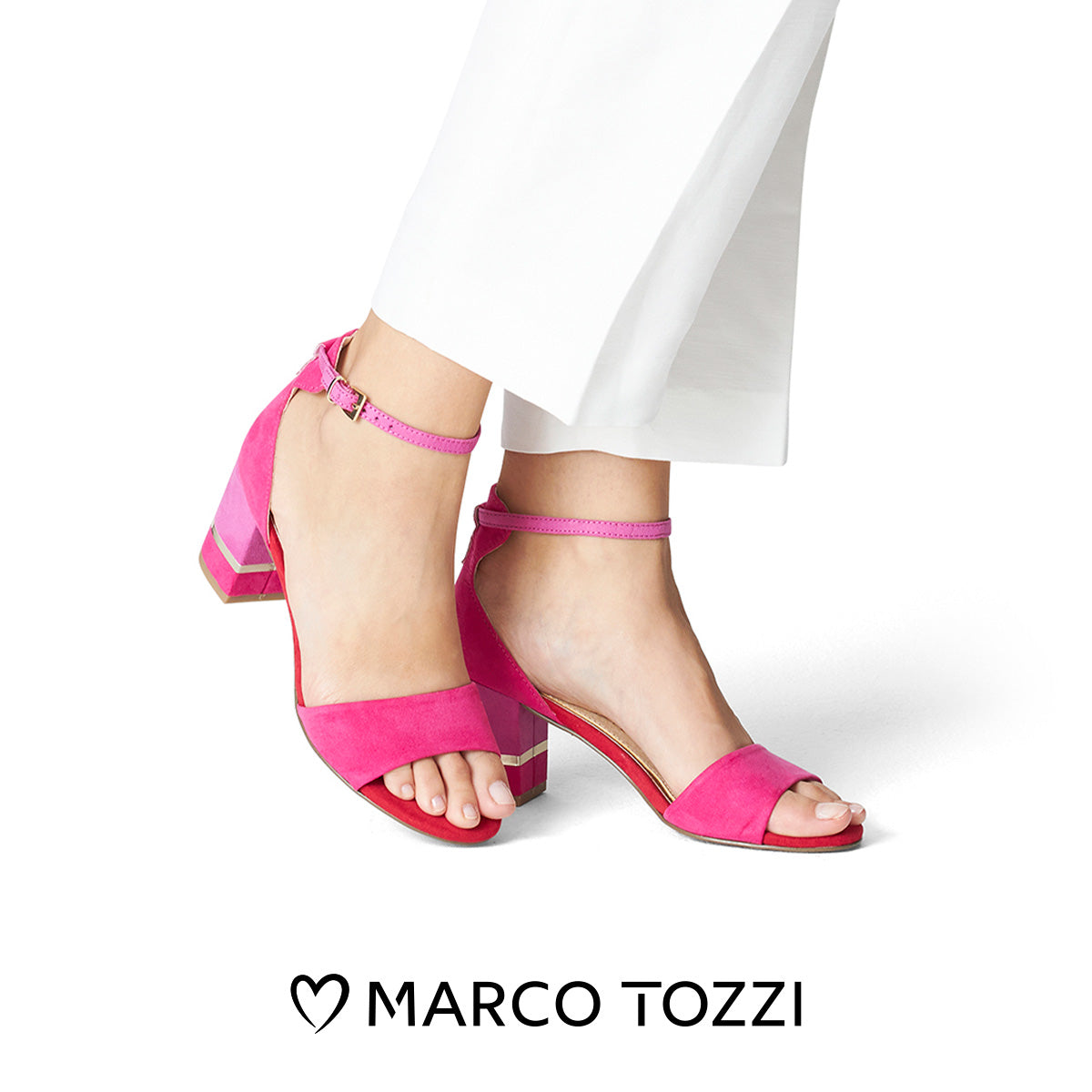 Marco Tozzi Ladies Block Heel Sandal