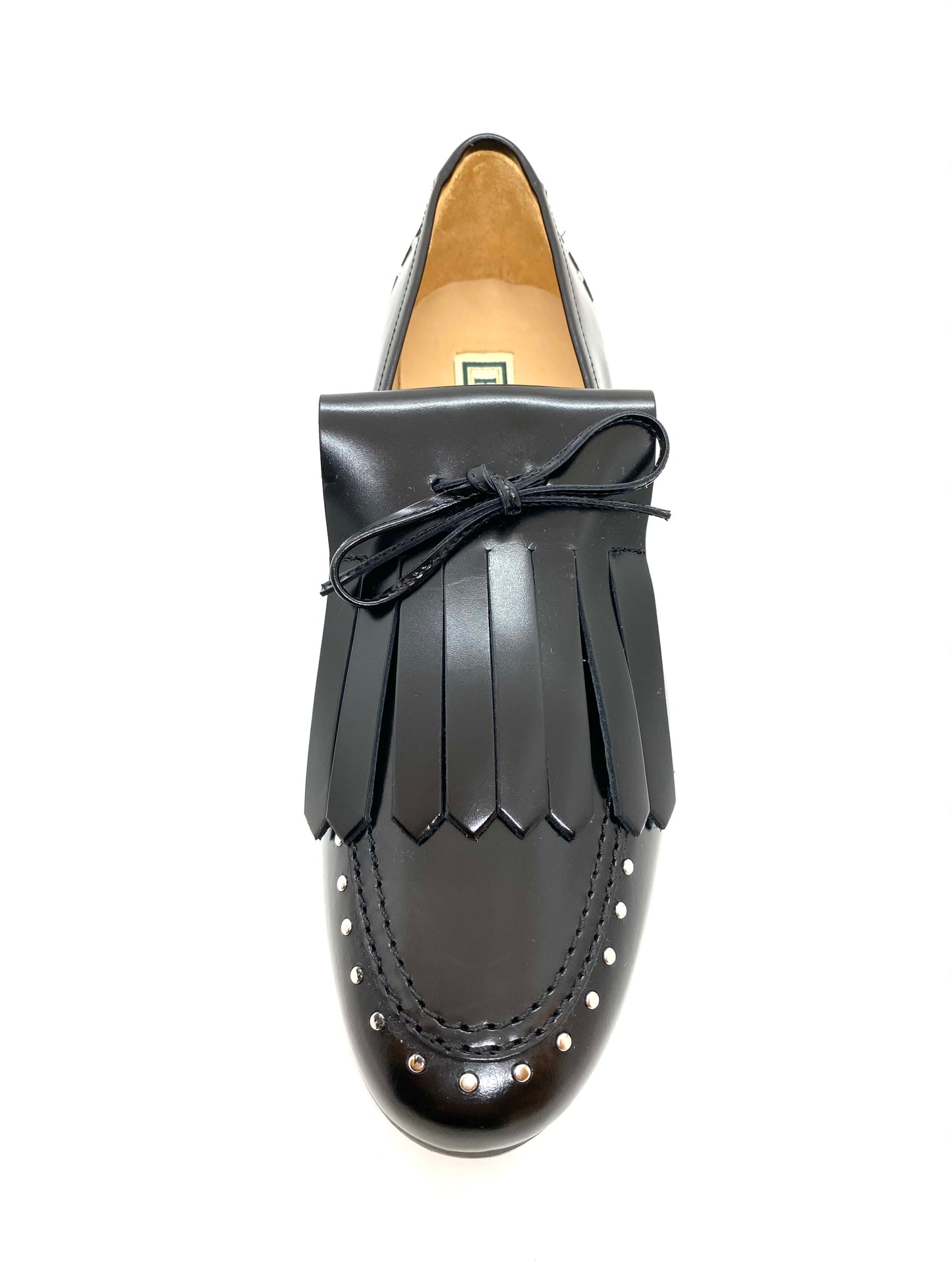 Chic Flat Stud Detail Loafer Shoe
