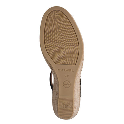 Tamaris Woven Front Wedge Heel Espadrille