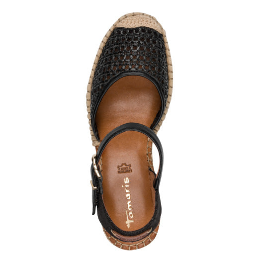 Tamaris Woven Front Wedge Heel Espadrille