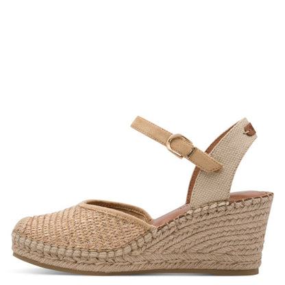 Tamaris Woven Front Wedge Heel Espadrille
