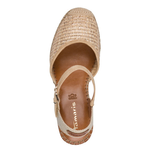 Tamaris Woven Front Wedge Heel Espadrille