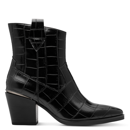 Marco Tozzi 2-25086-41-069 Black Croco Boot