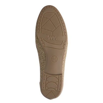 Jana Wider Fit Snaffle Loafer - Natural