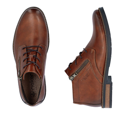 Rieker Gents Lace Up Zip Side Chukka Boot