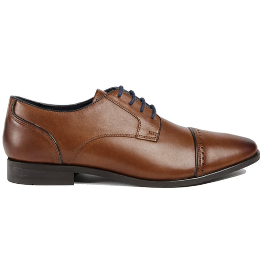 Pod Regus Men's Toe Cap Lace Up Shoe