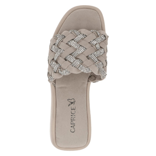 Caprice Ladies Woven Backless Sandal