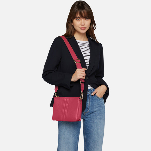 Geox Clarissy Ladies Medium Leather Shoulder Bag
