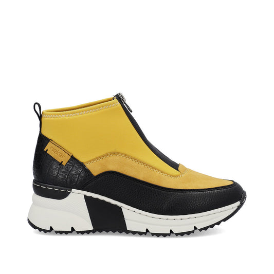 Rieker Ladies Zip Front Trend Sneaker Boot