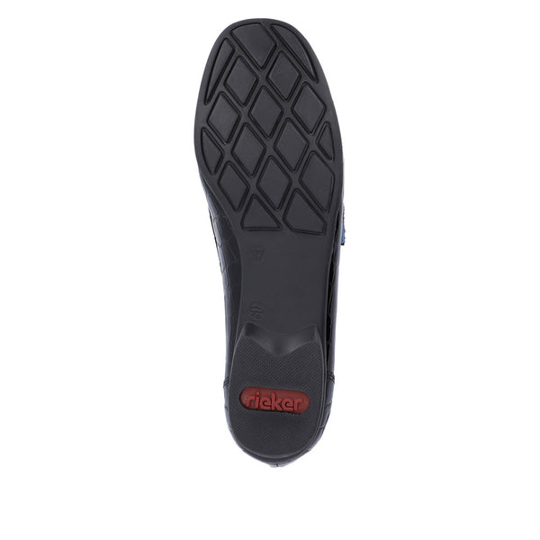 Rieker Ladies Croco Loafer Shoe