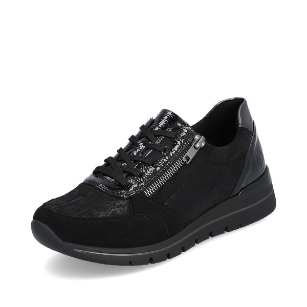 Remonte Ladies Stretch Lace Up Sneaker